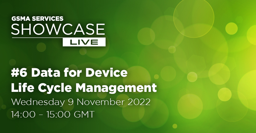 Data for Device Life Cycle Management<h6>Showcase Live #6</h6>